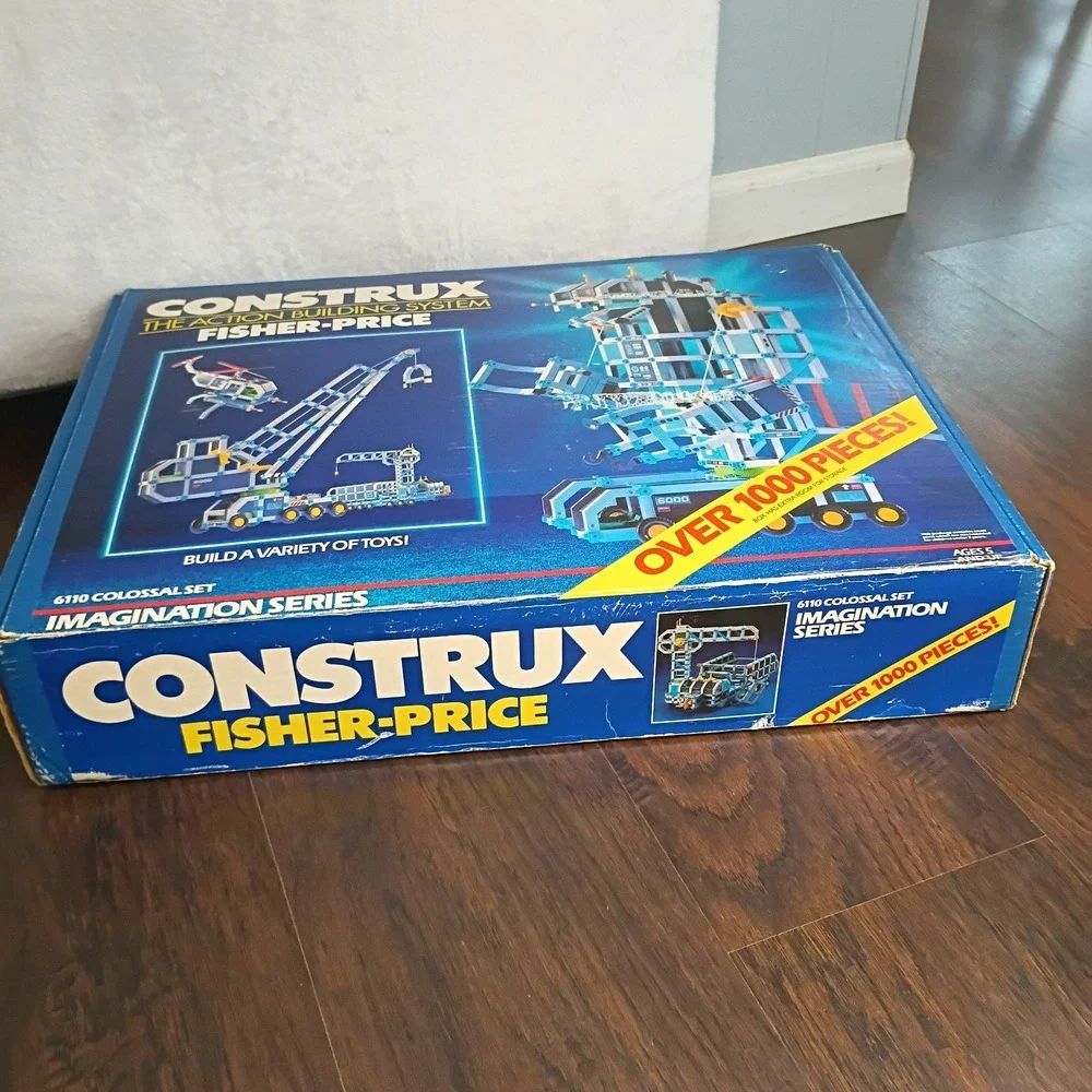 Fisher Price Construx 6110 Colossal 1000 Piece Set Imagination Nearly Complete